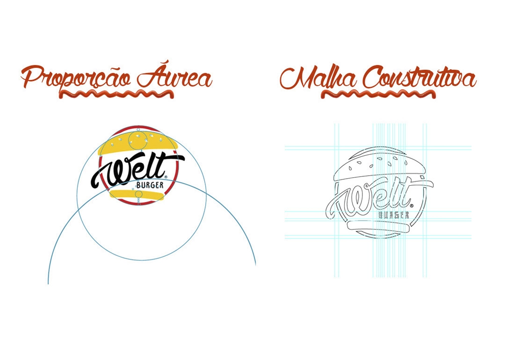 Branding - Welt Burger - Proporção Áurea